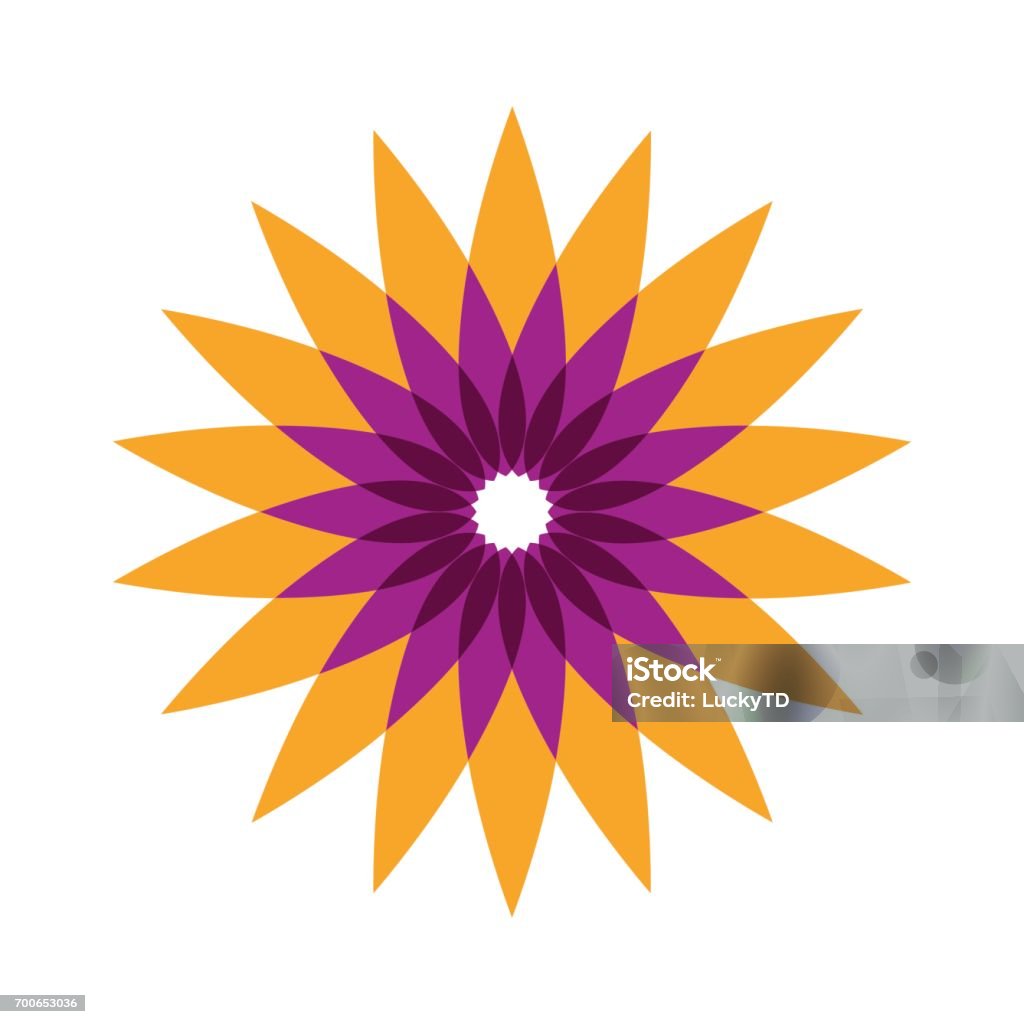 Abstract Vector Shape Flower Vector Sign Flower Abstract Shape Stock Illustration - Download Image ...