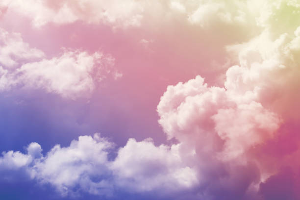 istock rain clouds in the dark sky with pastel color tone for abstract background or darkness conception 700657152