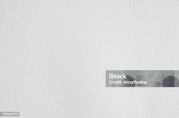 White Wrinkled Watercolor Paper Texture Stock Photo - Download Image Now - Textured, Textured Effect, Mural