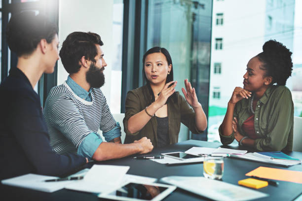 istock Innovation is always on the rise in their team 700665400