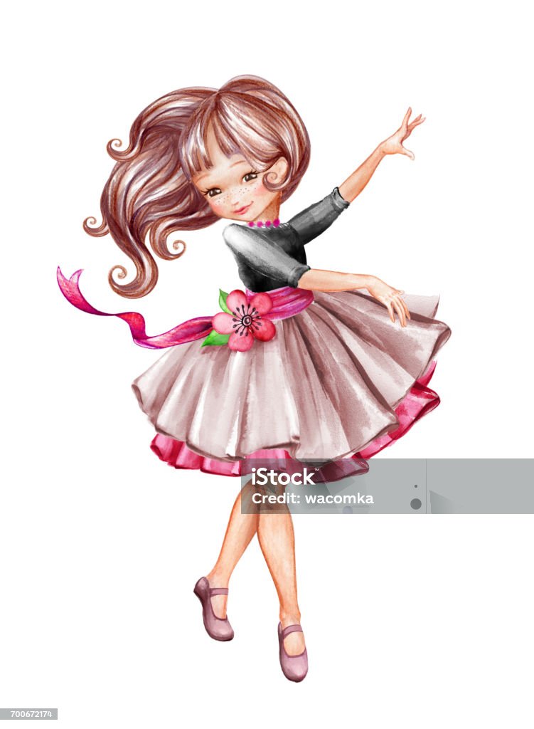 Ilustración de Ilustración Acuarela Linda Bailarina Poco Usa Falda De Tutú Chica Joven Baile A Infantil Muñeca Aislados En Fondo Blanco Imágenes Prediseñadas y más Vectores Libres de Derechos de Blanco - Ilustración de Ilustración Acuarela Linda Bailarina Poco Usa Falda De Tutú Chica Joven Baile A Infantil Muñeca Aislados En Fondo Blanco Imágenes Prediseñadas y más Vectores Libres de Derechos de Blanco -