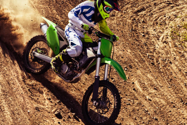 istock Professional dirt bike rider 700675754
