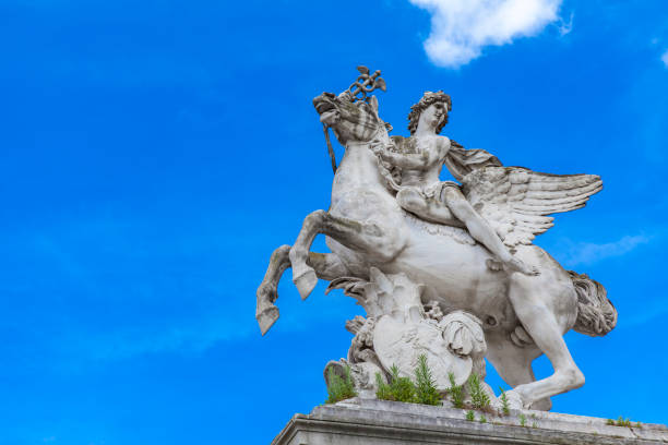 istock Mercury statue rises on Pegase in Tuileries Garden in Paris 700678420