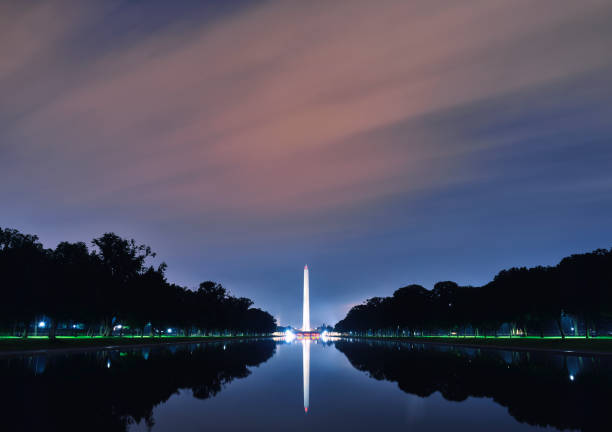 istock Washington monument at Night, USA 700685152
