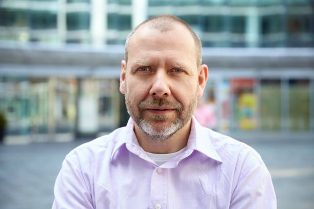 istock Portrait of casual man with beard 700685756