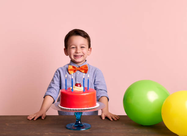istock Birthday party for cute child. 700707486