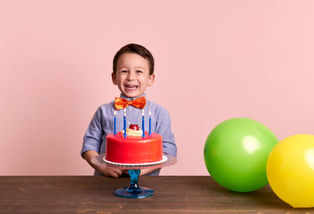 istock Birthday party for cute child. 700709550
