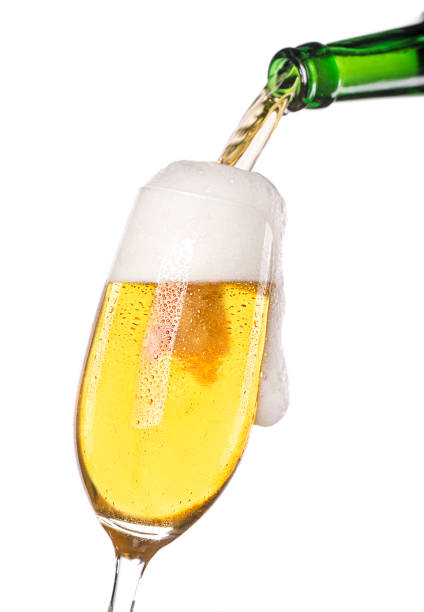 istock Beer is poured into a glass 700709922