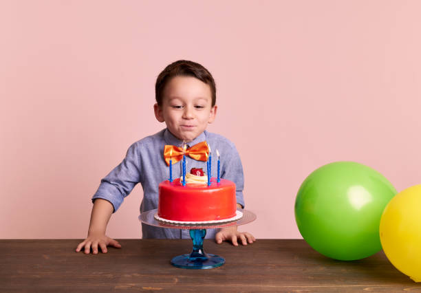 istock Birthday party for cute child. 700709970