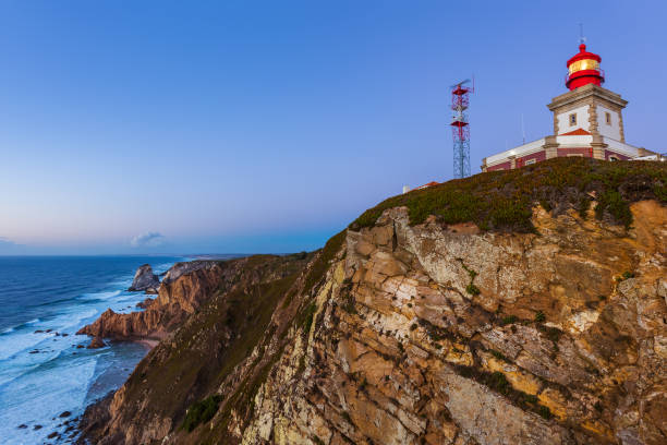 ロカ (岬) - ポルトガル - sintra sunset cross outdoors ストックフォトと画像