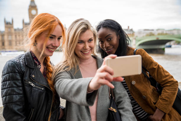 istock Beautiful young women taking selfie 700717998