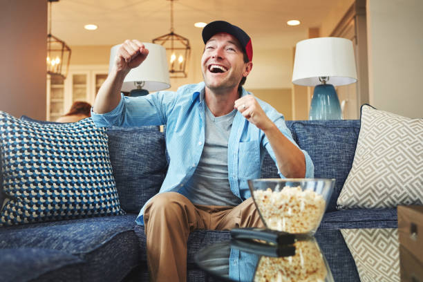 istock The true fan never misses a game 700721526