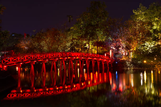 istock Cau The Huc Bridge in Hanoi 700722554