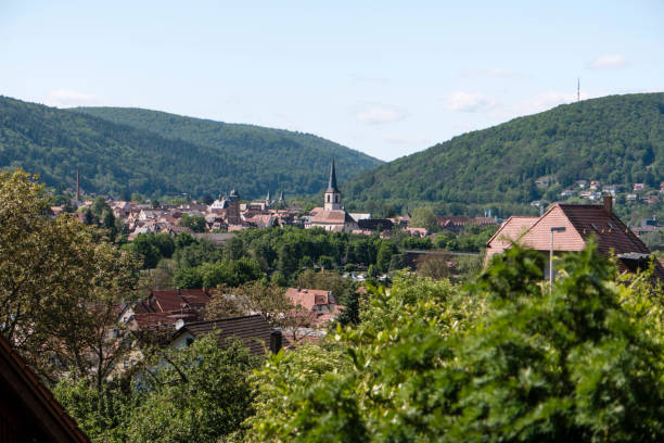 istock Lohr am Main in the Spessart in Germany 700763752