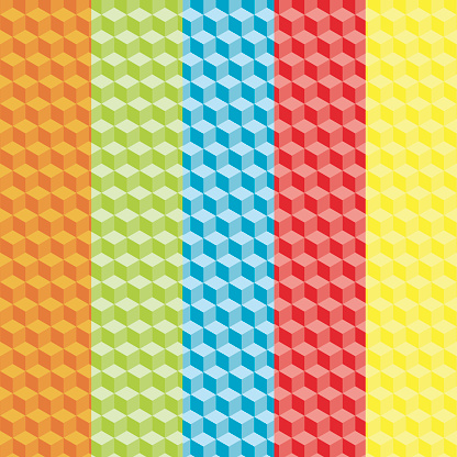 Cubic Pattern Introduction Page Cubic Patterns Pack Stock Illustration - Download Image Now - Art ...