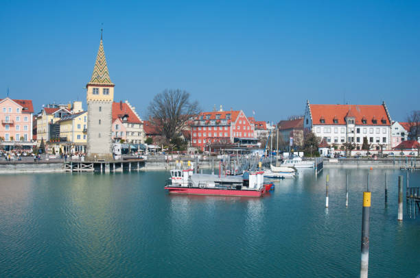 istock Harbor of Lindau, Lake Constance 700776174
