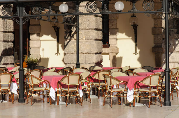 istock City cafe in Verona, Italy 700777042