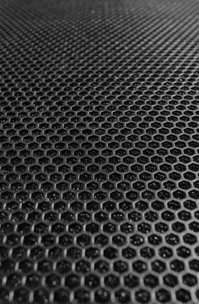 istock Close up of speaker grille background 700781760