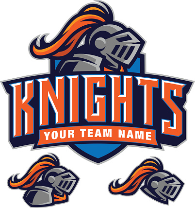 This knight team kit is a great addition to any sports team or organization. It was created with all separate elements making customization a snap.