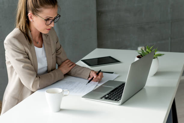istock Business woman in office 700794480