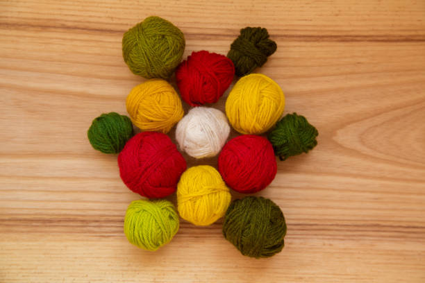 istock A beautiful yarn balls in vibrant colorful tones 700801338