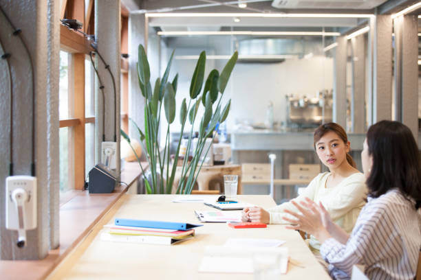 istock Conversations with women in the Office 700806434