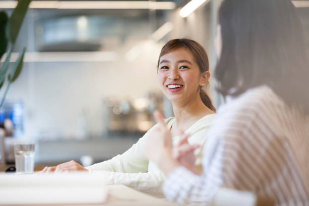 istock Conversations with women in the Office 700806482