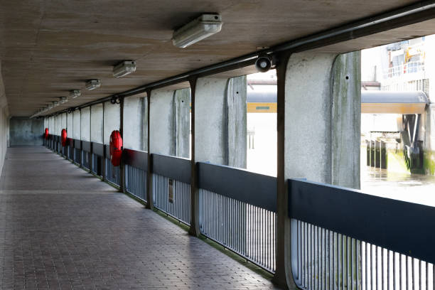 istock Thames Barrier passageway in London 700817386
