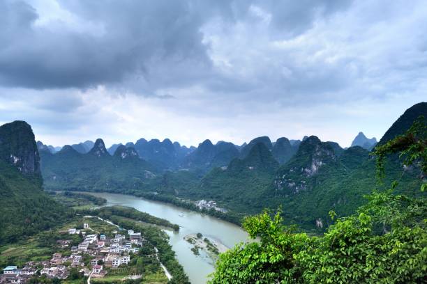 istock The beautiful lijiang river waterway 700822008