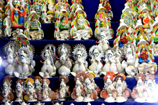 istock Colorful handcraft. Show piece for interior decoration. 700833134