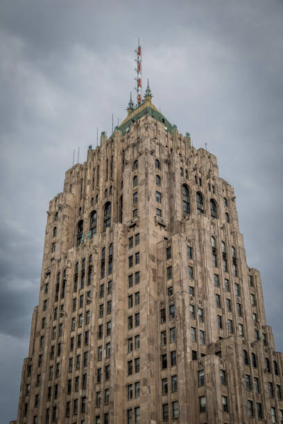 Fancy building in downtown Fancy building in downtown Detroit woodward stock pictures, royalty-free photos & images