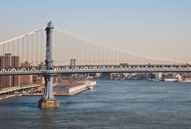 istock View Of Manhattan Bridge In City 700852073