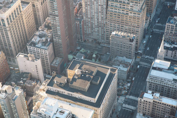 istock High Angle View Of City 700864559