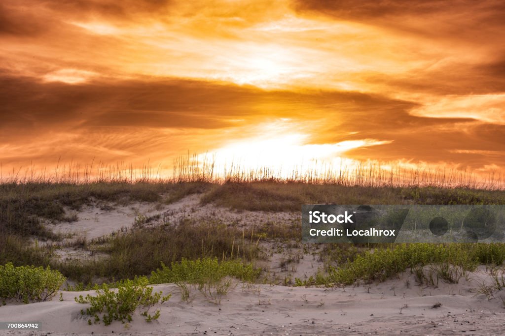 Dynamic Sunset Field Beach Sunset With Dynamic Sky Stock Photo - Download Image Now - 2017 ...