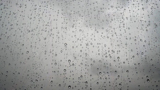 istock Water drop on the mirror wall after rainy. 700869690