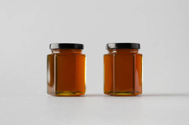 istock Honey Jar Mock-Up - Two Jars 700876982
