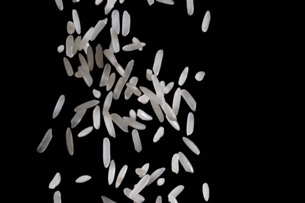 istock Rice in a wooden bowl 700880464