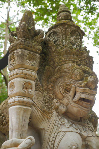 istock Balinese Carved Stone Statue of Rakasa 700895850