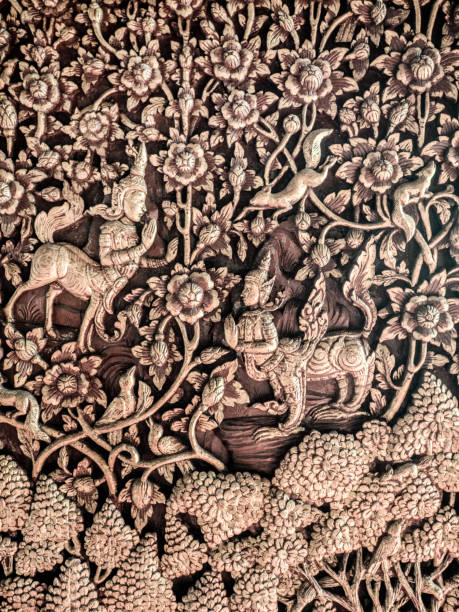 istock Wat Buppharam beautiful ancient carvings Chiang Mai Thailand 700906316