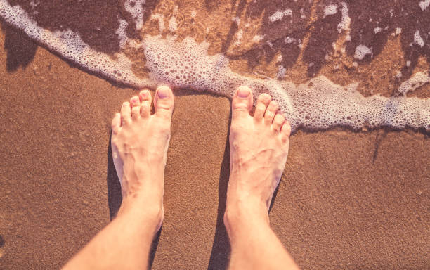 istock Relaxing near sea at sunset 700917734