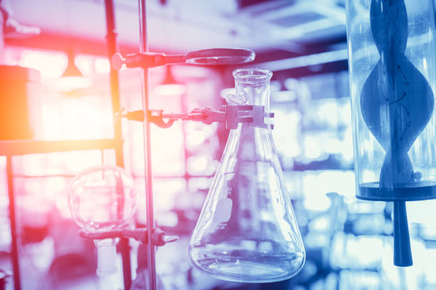 future of bio chemical science and research laboratory concept.