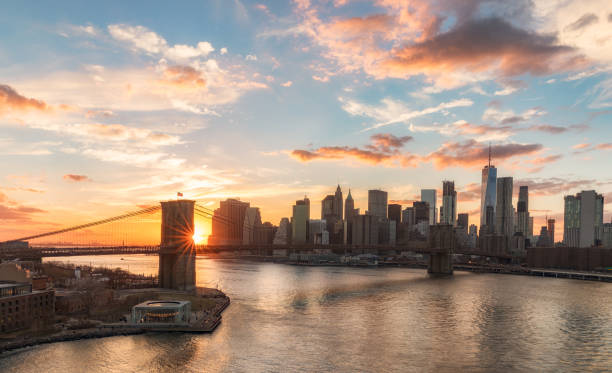 istock New York City skyline at sunset 700967536