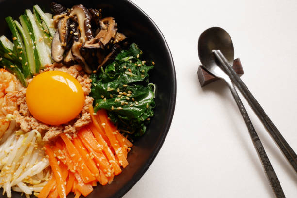 Bibimbap,famous korean food,one of the most popular korean dish