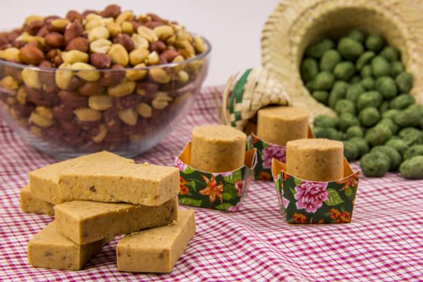 istock Varied peanut sweets, typical Brazilian. Traditional Junina Party. 701044842