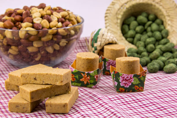 istock Varied peanut sweets, typical Brazilian. Traditional Junina Party. 701045654