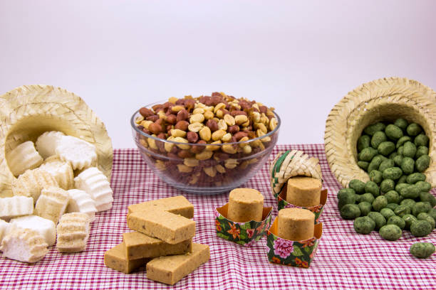 istock Varied peanut sweets, typical Brazilian. Traditional Junina Party. 701050536