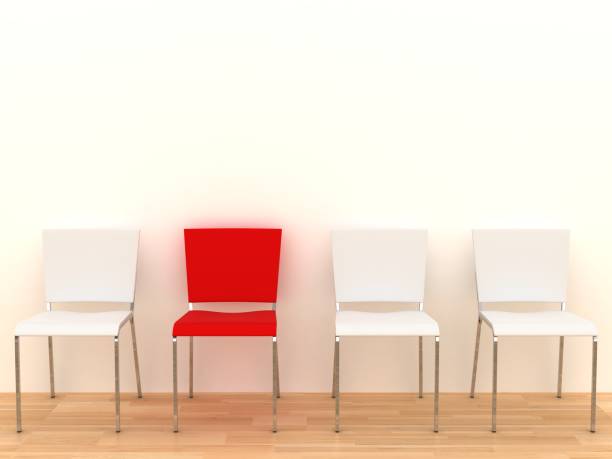 istock Office chair different team leader concept 701050594
