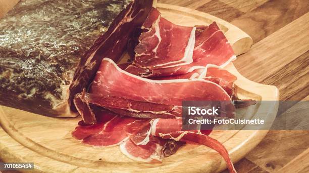 Smoked Ham Stock Photo - Download Image Now - Appetizer, Bacon, Chopped Food