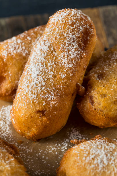 istock Homemade Deep Fried Yellow Sponge Snack Cakes 701063248