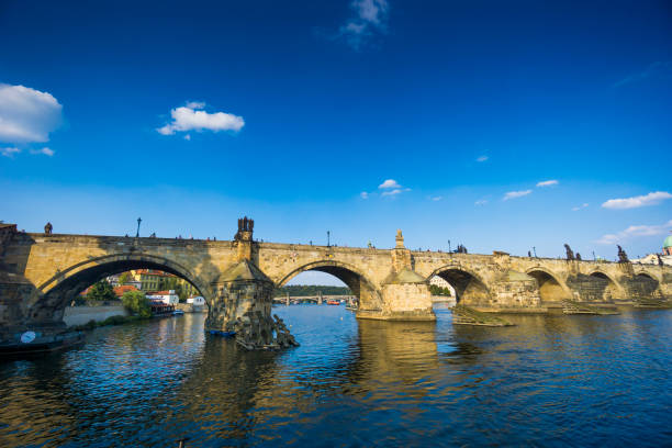 istock On Prague’s Vltava river, a look at Charles Bridge and some architecture. 701065564